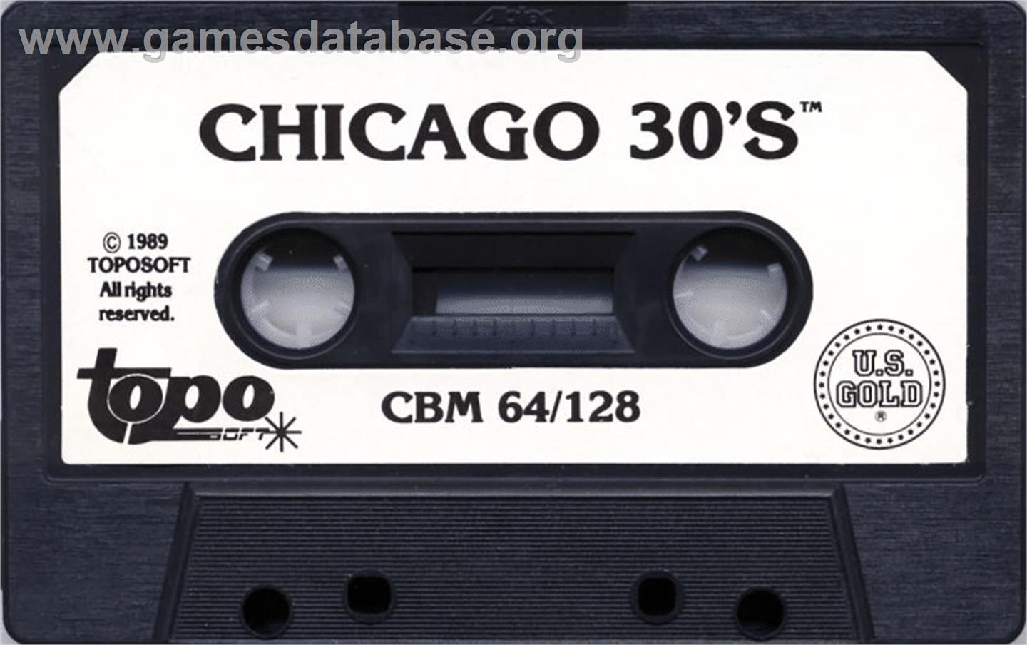 Chicago 30's - Commodore 64 - Artwork - Cartridge