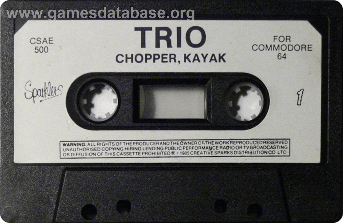 Chopper - Commodore 64 - Artwork - Cartridge
