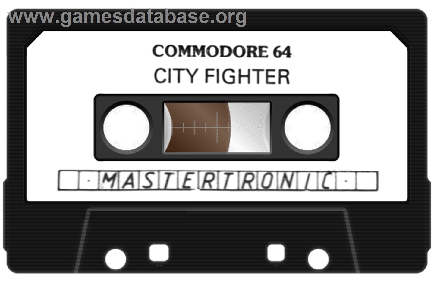 City Fighter - Commodore 64 - Artwork - Cartridge