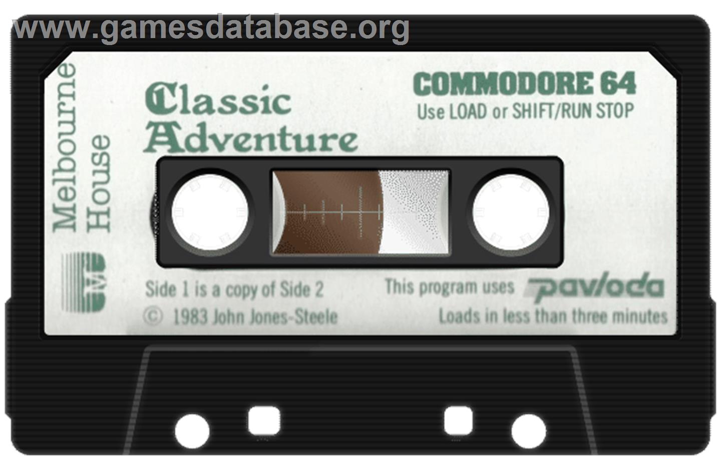 Classic Adventure - Commodore 64 - Artwork - Cartridge