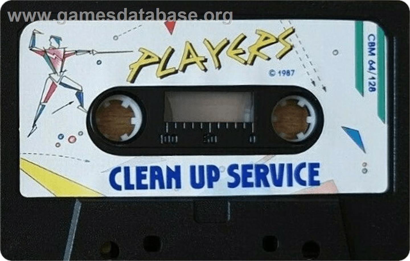 Clean Up Service - Commodore 64 - Artwork - Cartridge