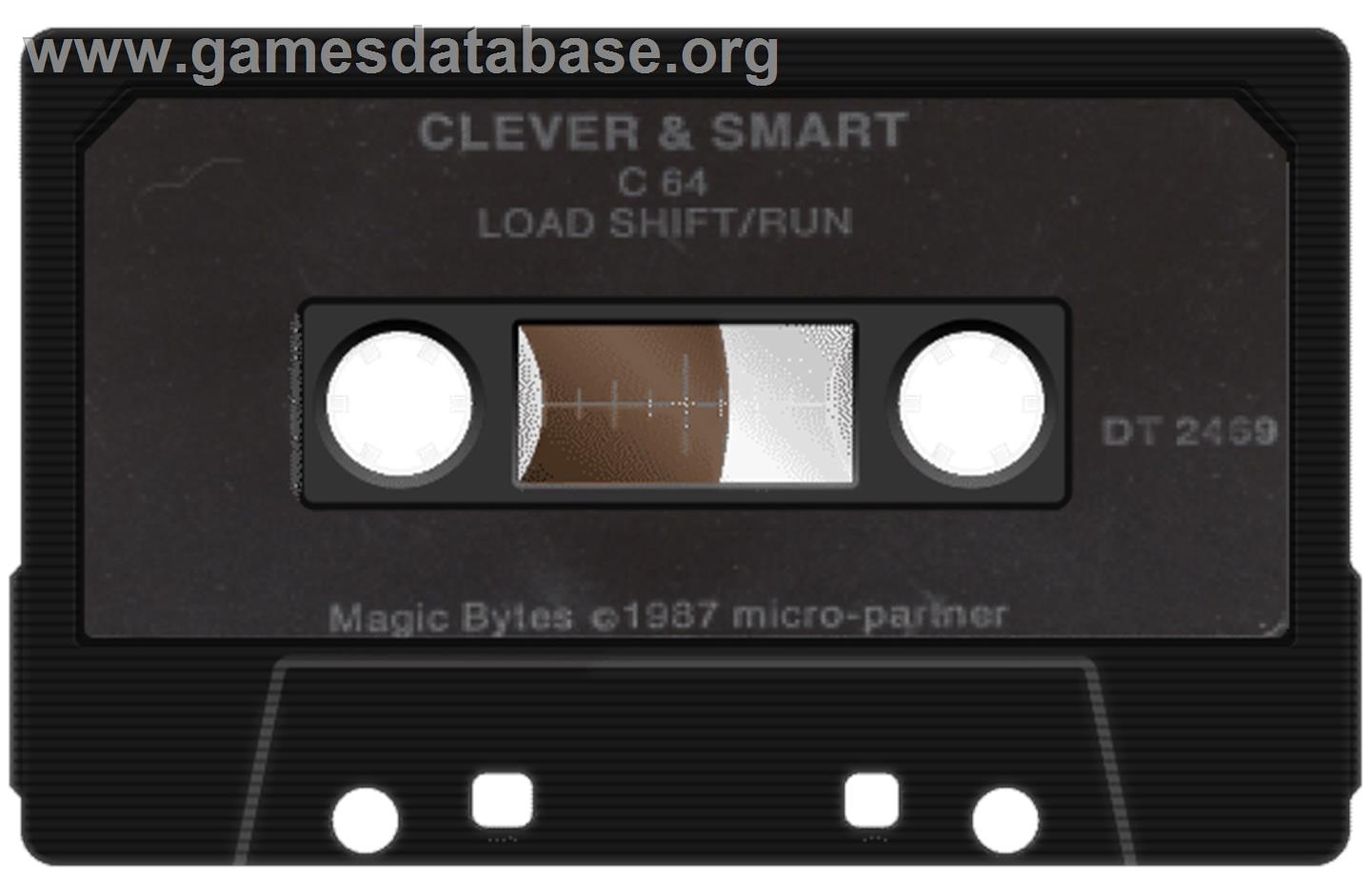 Clever And Smart - Commodore 64 - Artwork - Cartridge