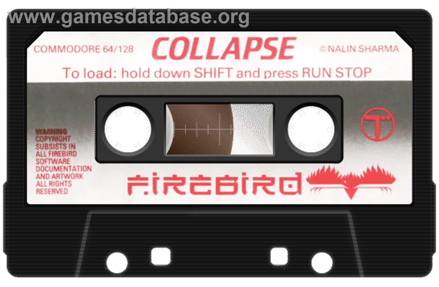 Collapse - Commodore 64 - Artwork - Cartridge