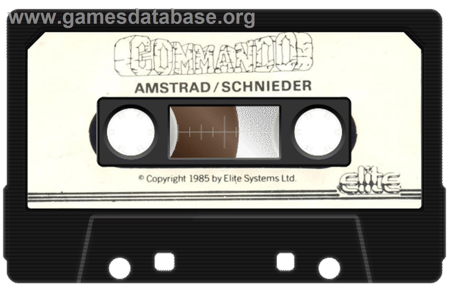 Commando Arcade - Commodore 64 - Artwork - Cartridge