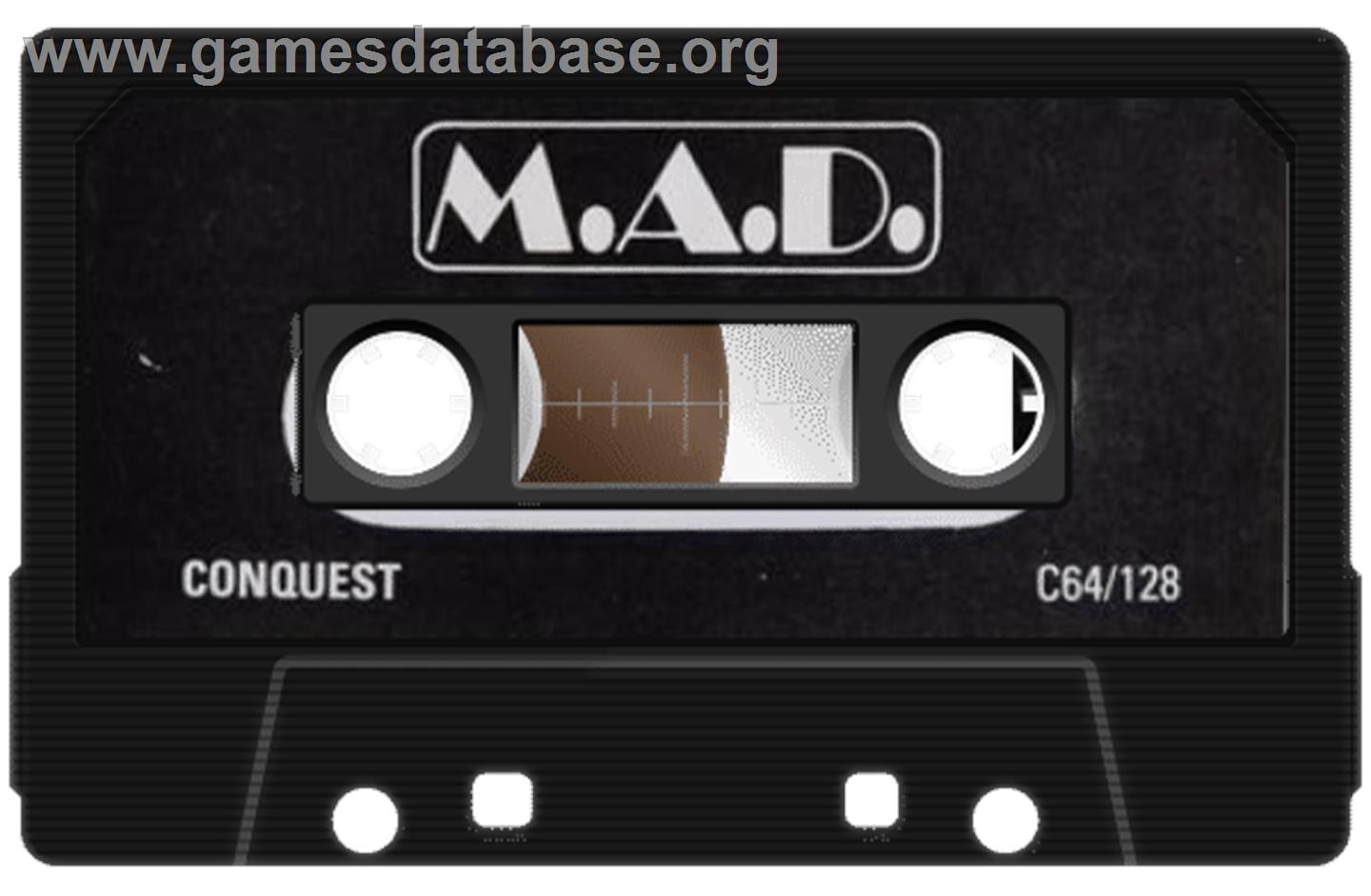 Con-quest - Commodore 64 - Artwork - Cartridge