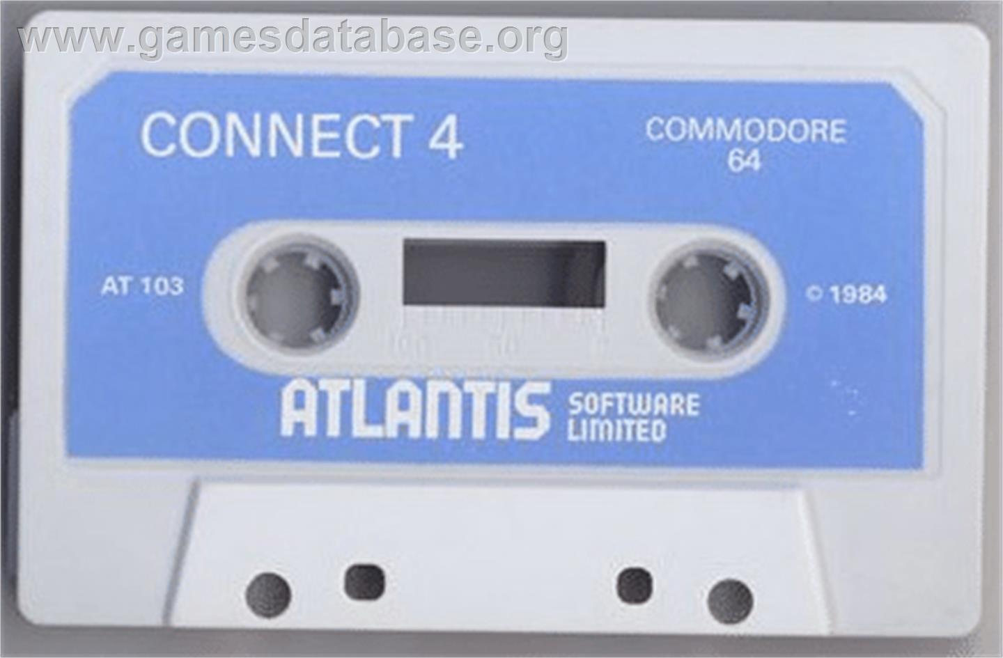 Connect 4 (Keith Pomakis) - Commodore 64 - Artwork - Cartridge