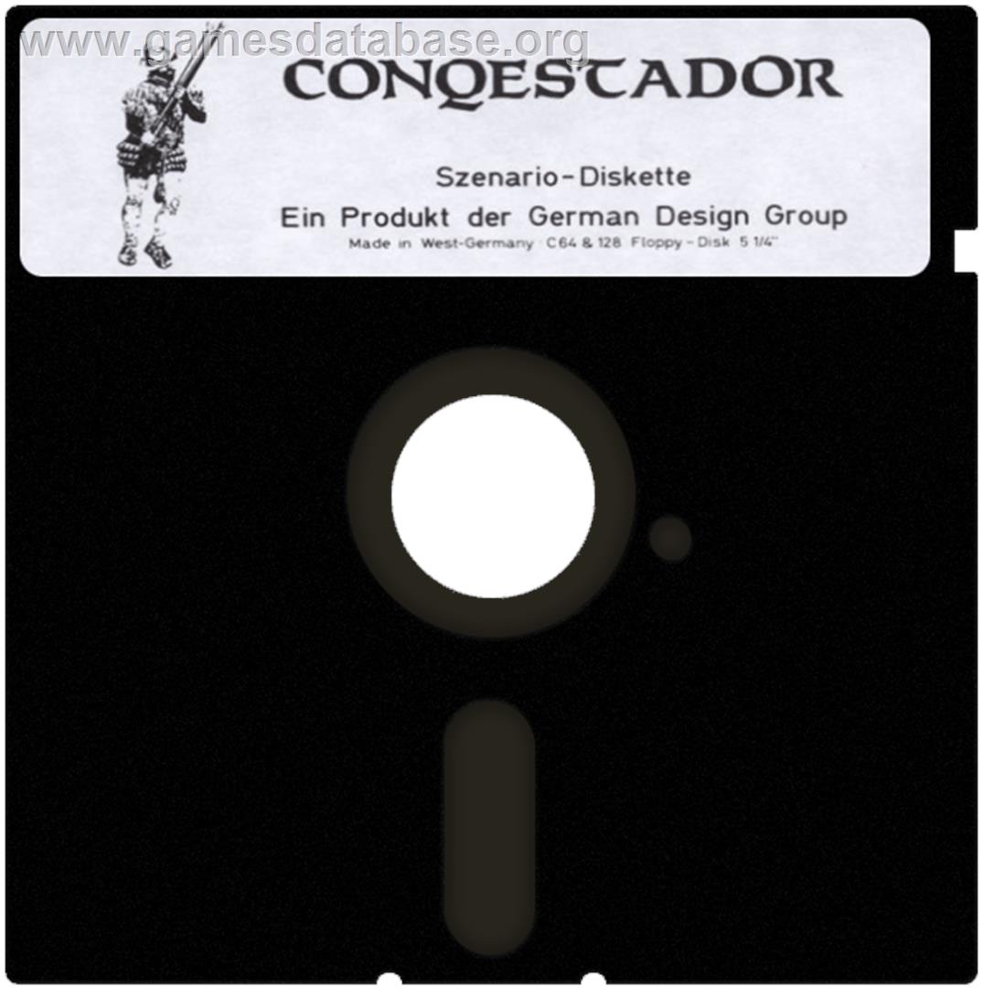 Conquestador - Commodore 64 - Artwork - Cartridge