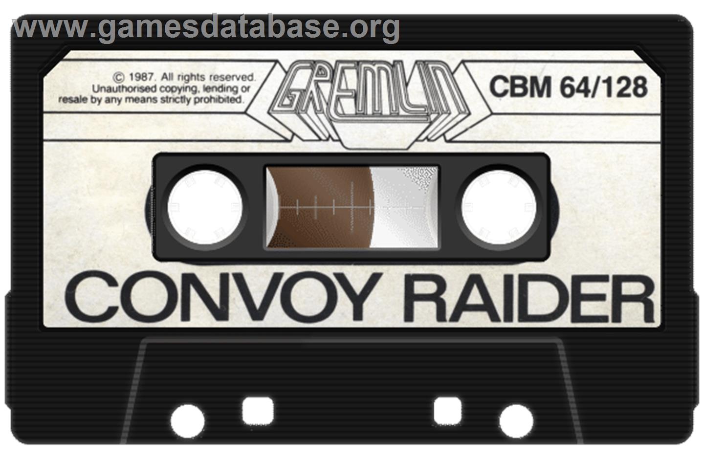Convoy Raider - Commodore 64 - Artwork - Cartridge