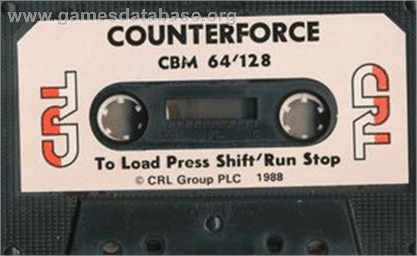 Counterforce (CRL) - Commodore 64 - Artwork - Cartridge
