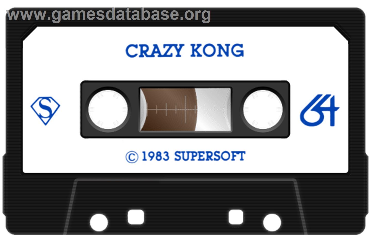 Crazy Kong - Commodore 64 - Artwork - Cartridge