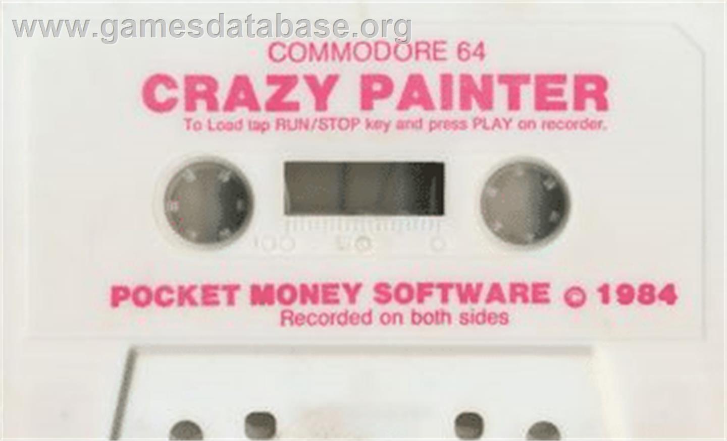 Crazy Painter - Commodore 64 - Artwork - Cartridge
