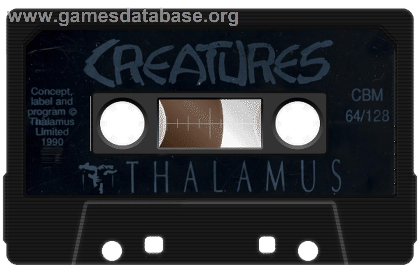 Creatures - Commodore 64 - Artwork - Cartridge