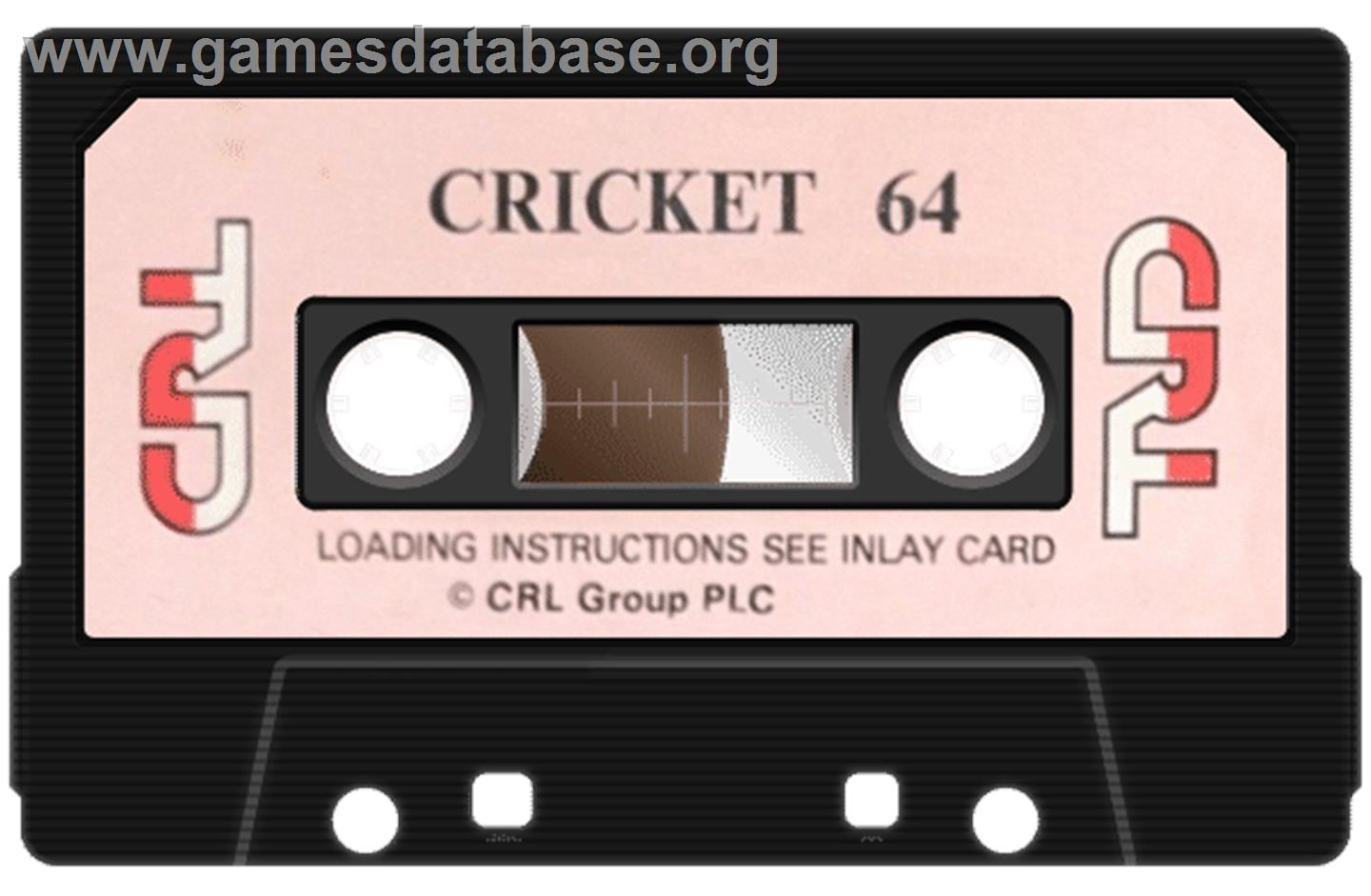 Cricket 64 - Commodore 64 - Artwork - Cartridge
