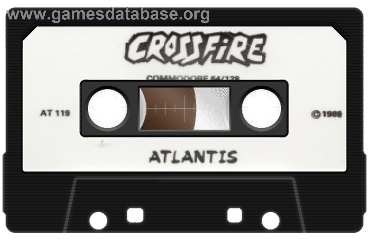 Crossfire (Sierra) - Commodore 64 - Artwork - Cartridge