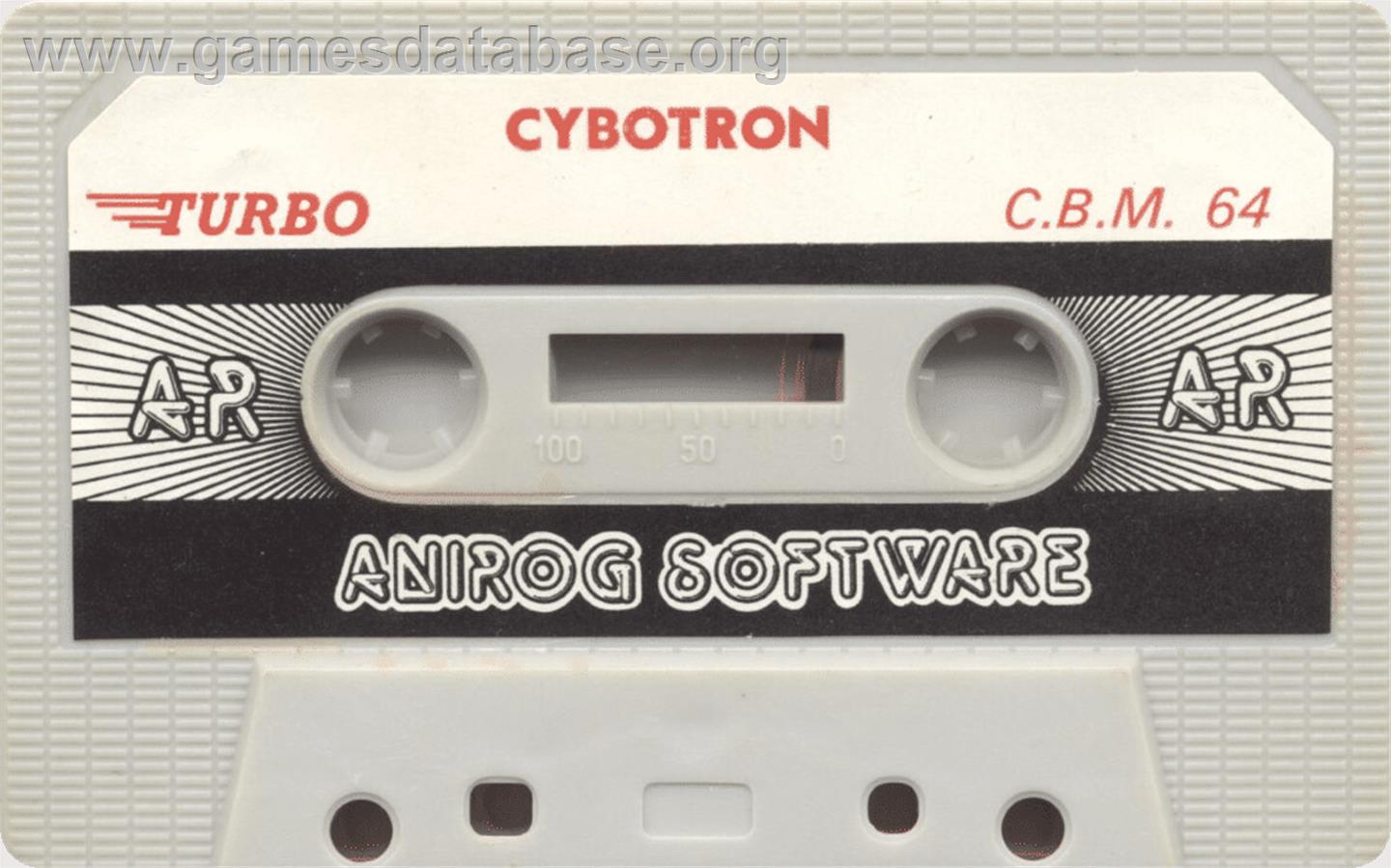 Cybotron - Commodore 64 - Artwork - Cartridge
