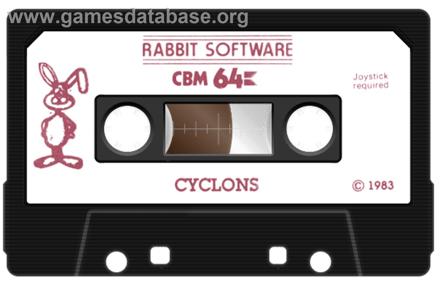 Cyclons - Commodore 64 - Artwork - Cartridge