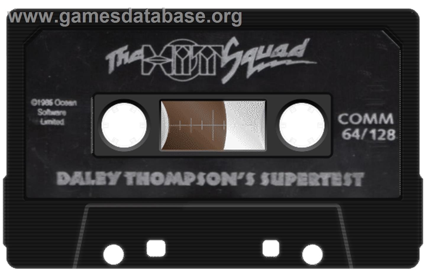 Daley Thompson's Super-test - Commodore 64 - Artwork - Cartridge