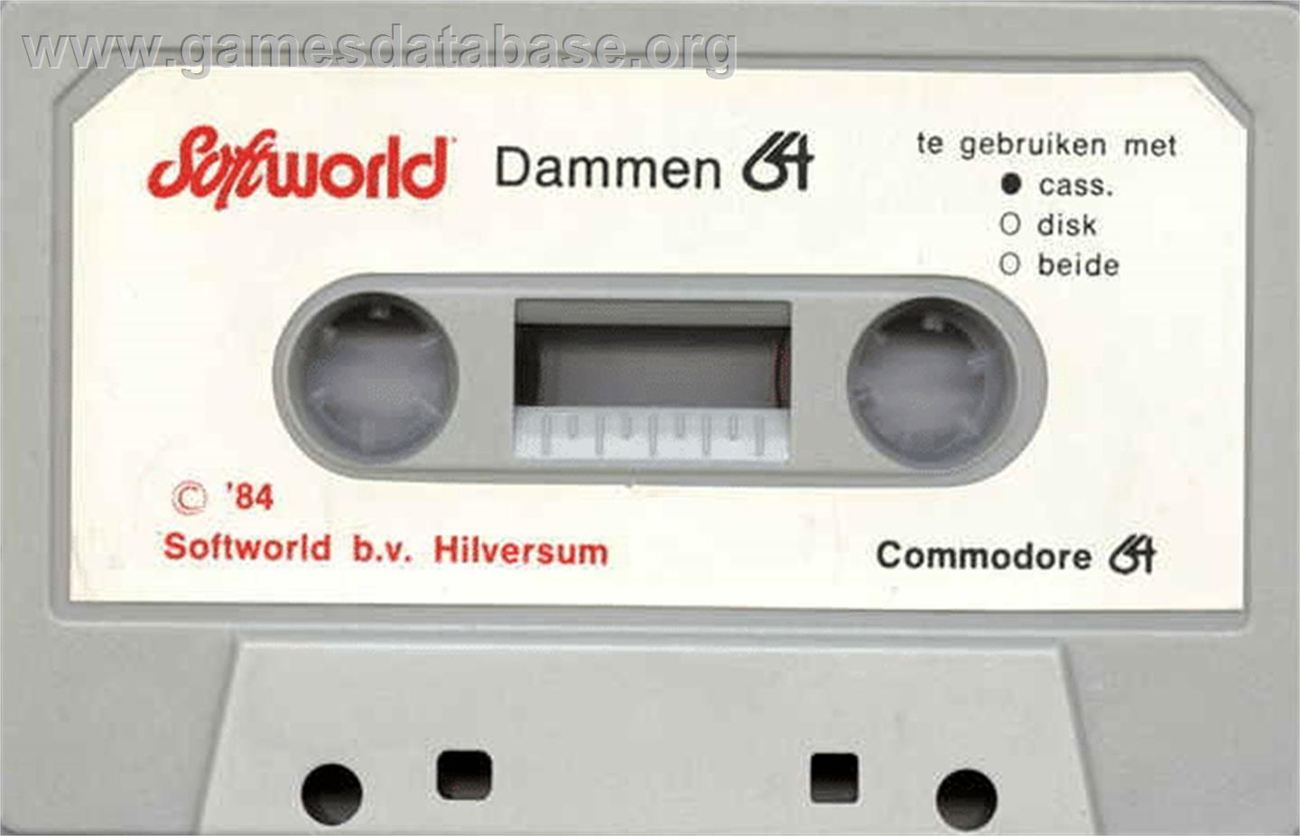 Dammen-64 - Commodore 64 - Artwork - Cartridge
