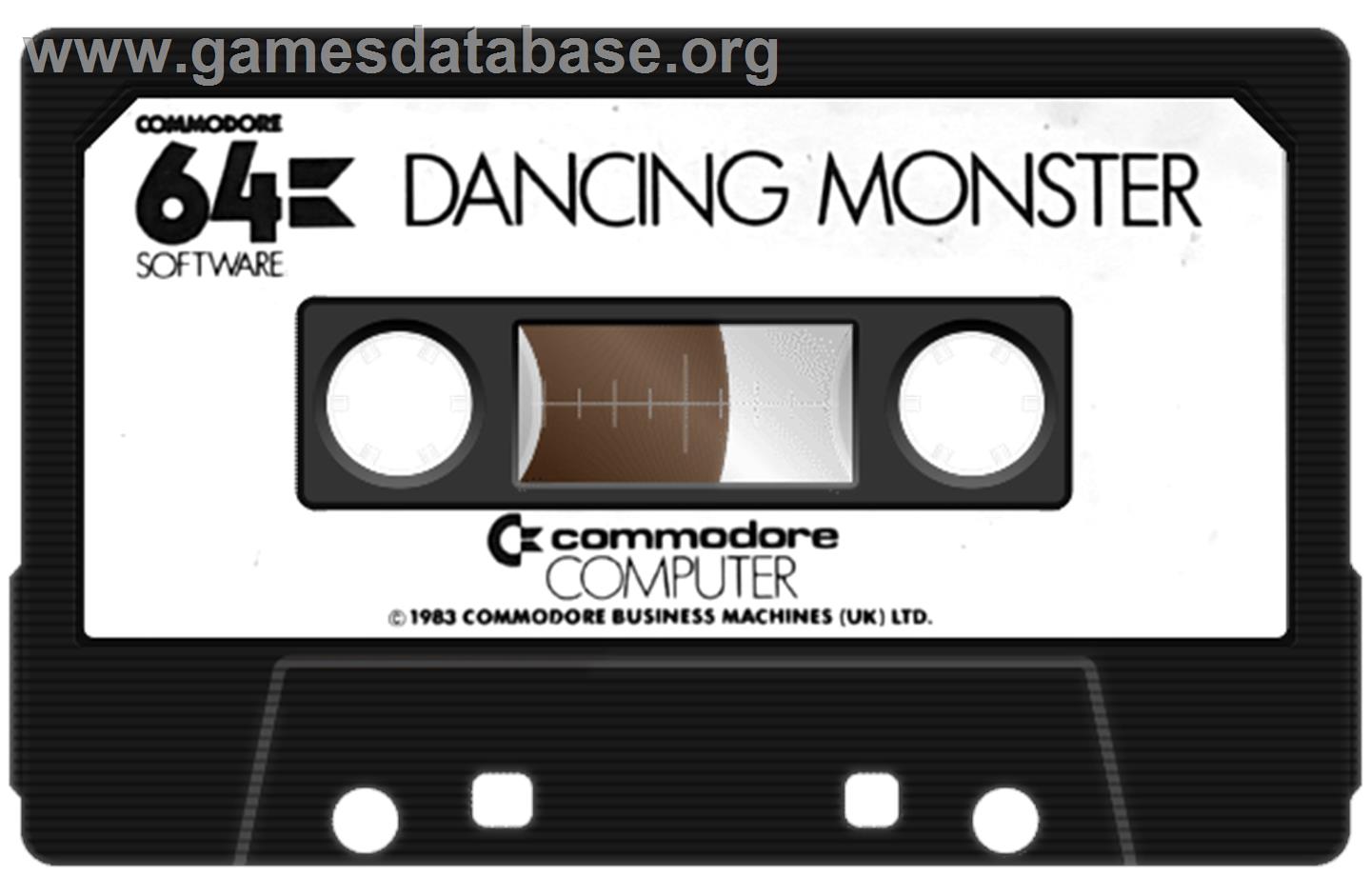 Dancing Monster - Commodore 64 - Artwork - Cartridge