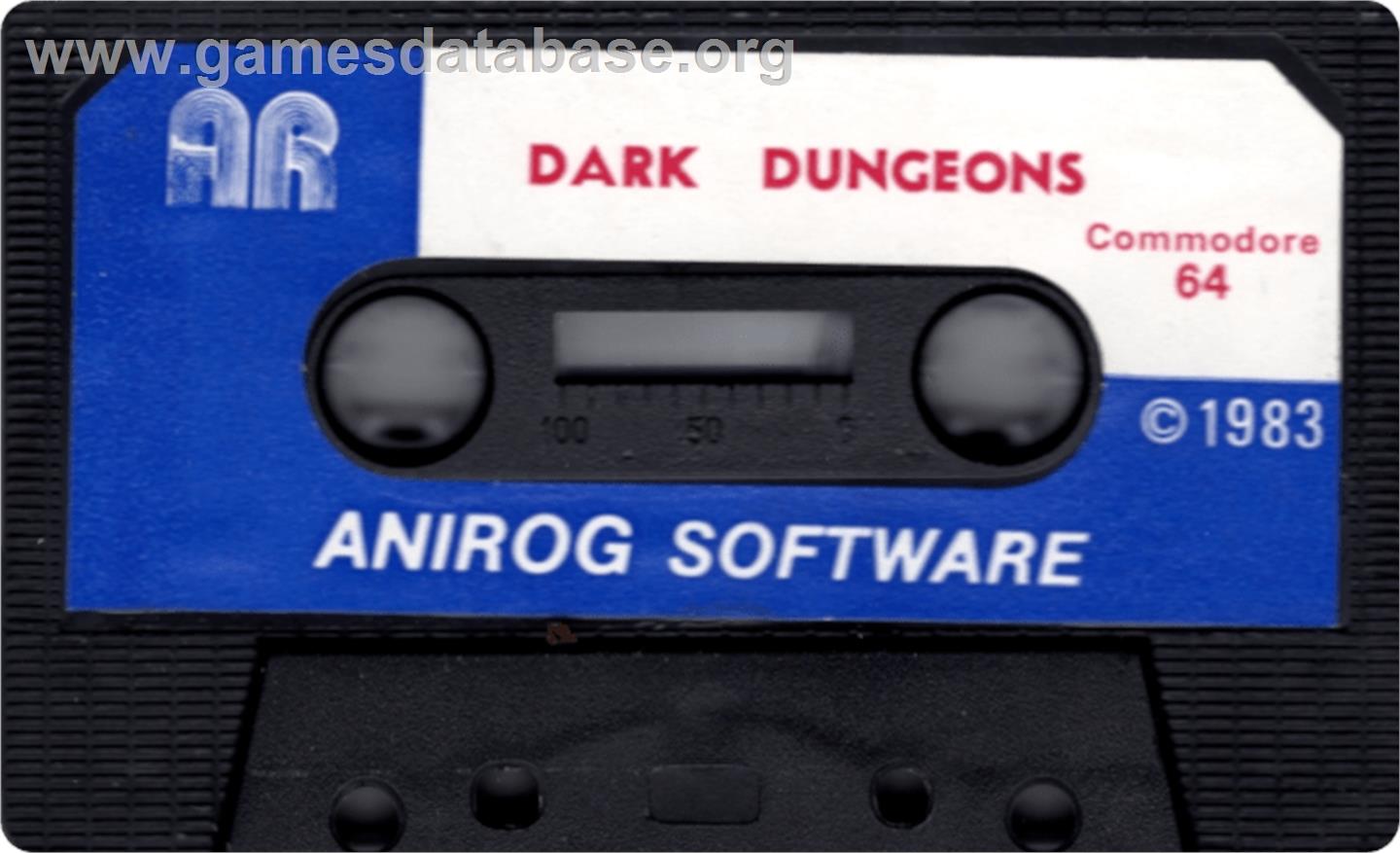 Dark Dungeons, The - Commodore 64 - Artwork - Cartridge
