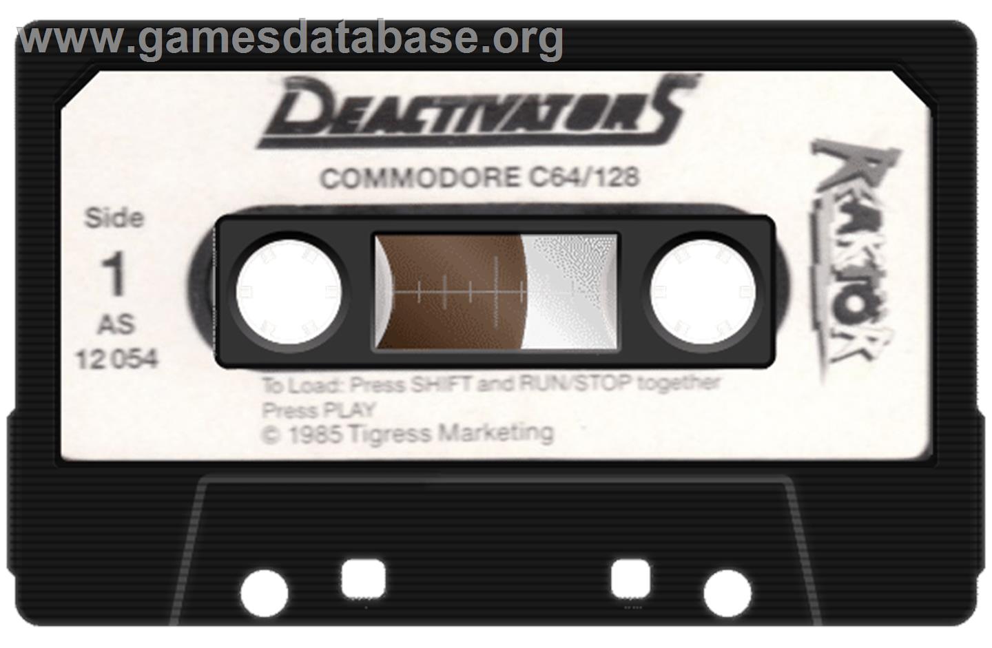 Deactivators - Commodore 64 - Artwork - Cartridge