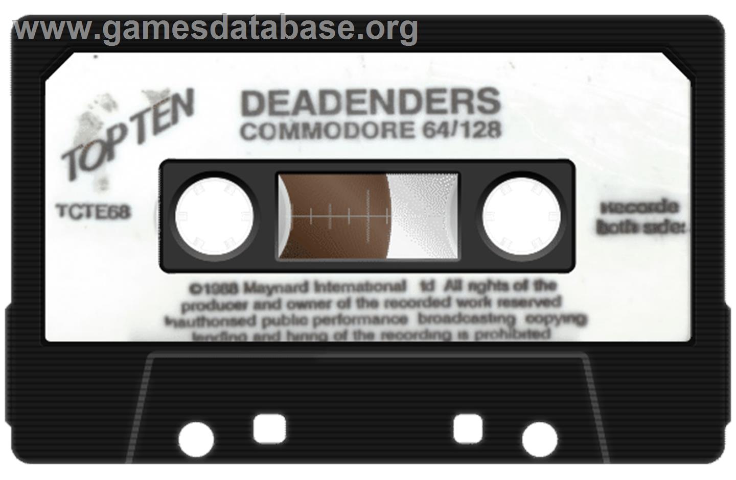 Deadenders - Commodore 64 - Artwork - Cartridge