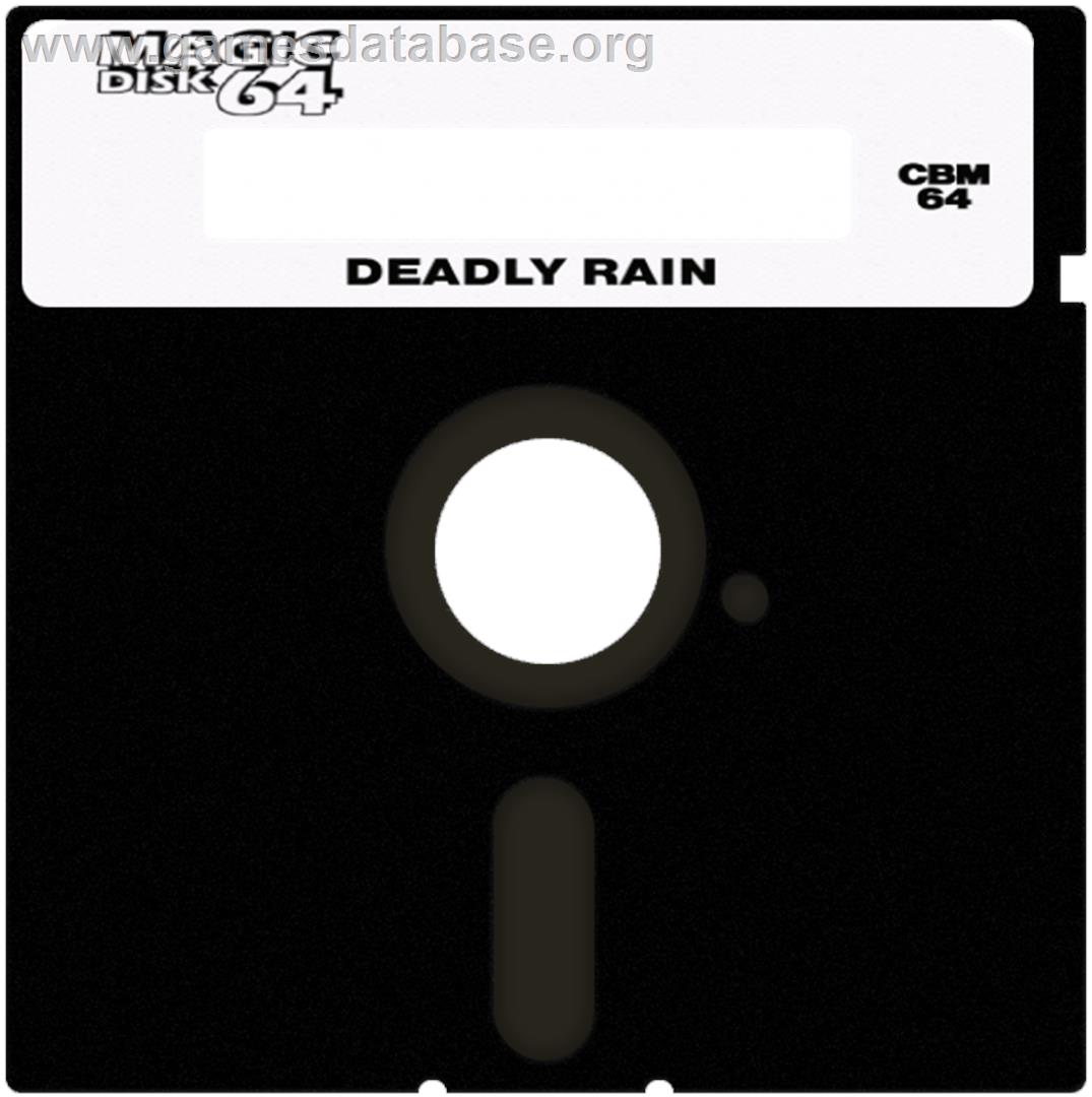 Deadly Rain - Commodore 64 - Artwork - Cartridge