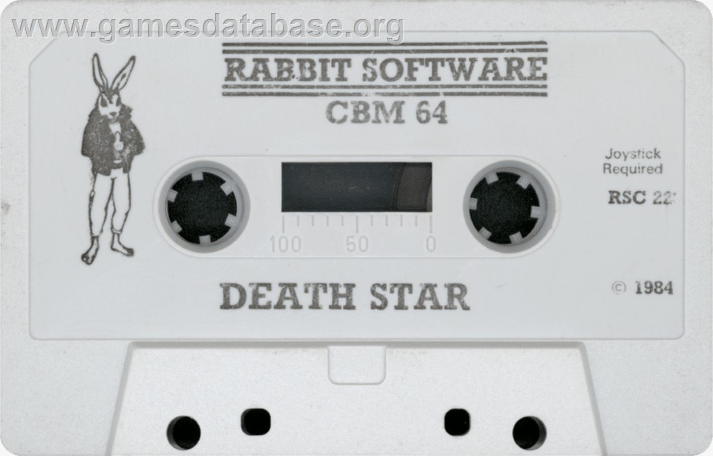 Death Star (Rabbit Software) - Commodore 64 - Artwork - Cartridge