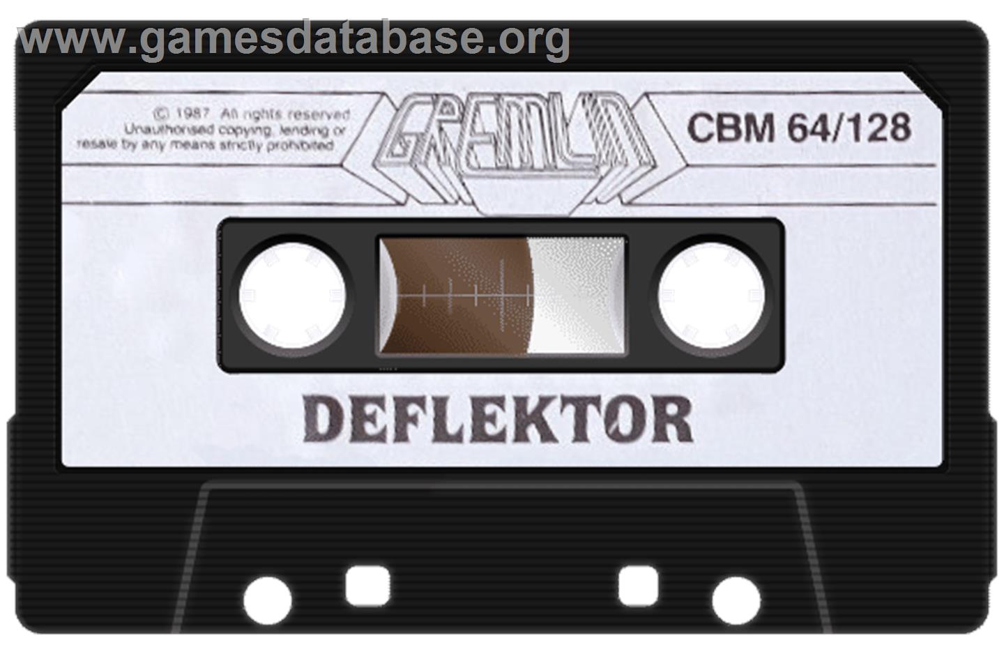 Deflektor - Commodore 64 - Artwork - Cartridge
