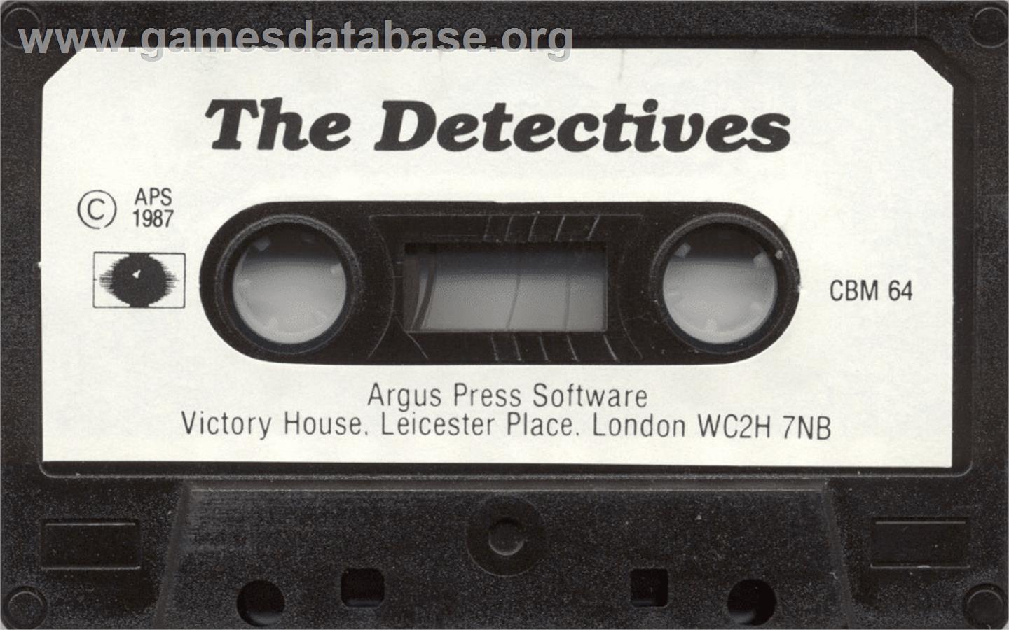 Detective - Commodore 64 - Artwork - Cartridge