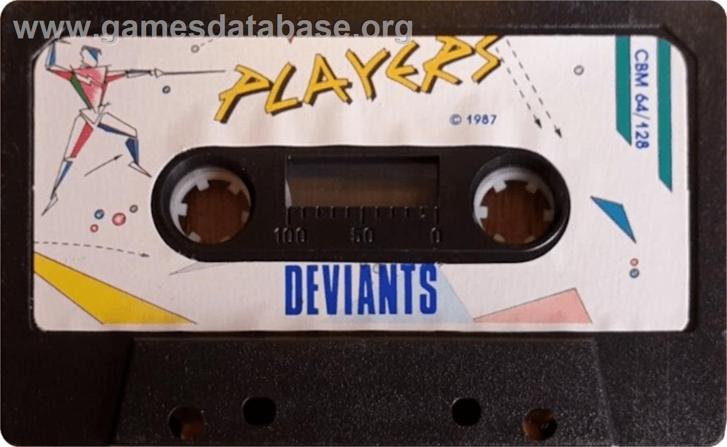 Deviants - Commodore 64 - Artwork - Cartridge
