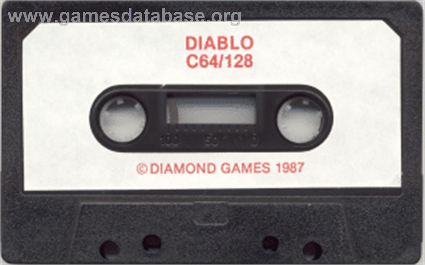 Diablo - Commodore 64 - Artwork - Cartridge