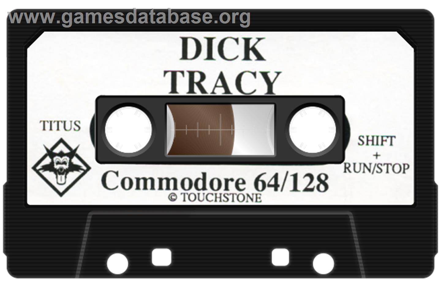Dick Tracy - Commodore 64 - Artwork - Cartridge