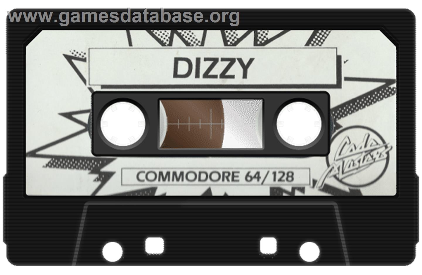 Dizzy: The Ultimate Cartoon Adventure - Commodore 64 - Artwork - Cartridge