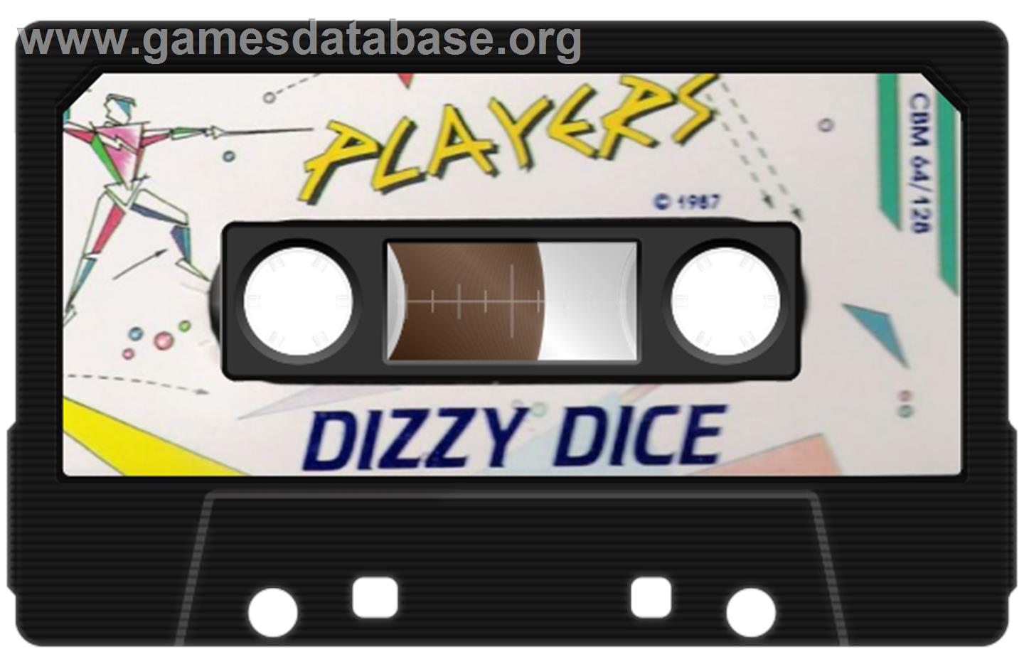 Dizzy Dice - Commodore 64 - Artwork - Cartridge