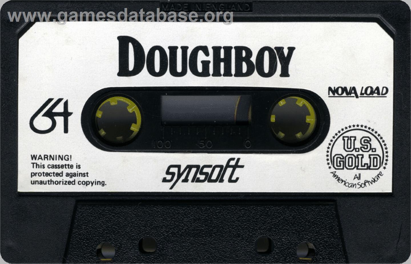 Doughboy - Commodore 64 - Artwork - Cartridge