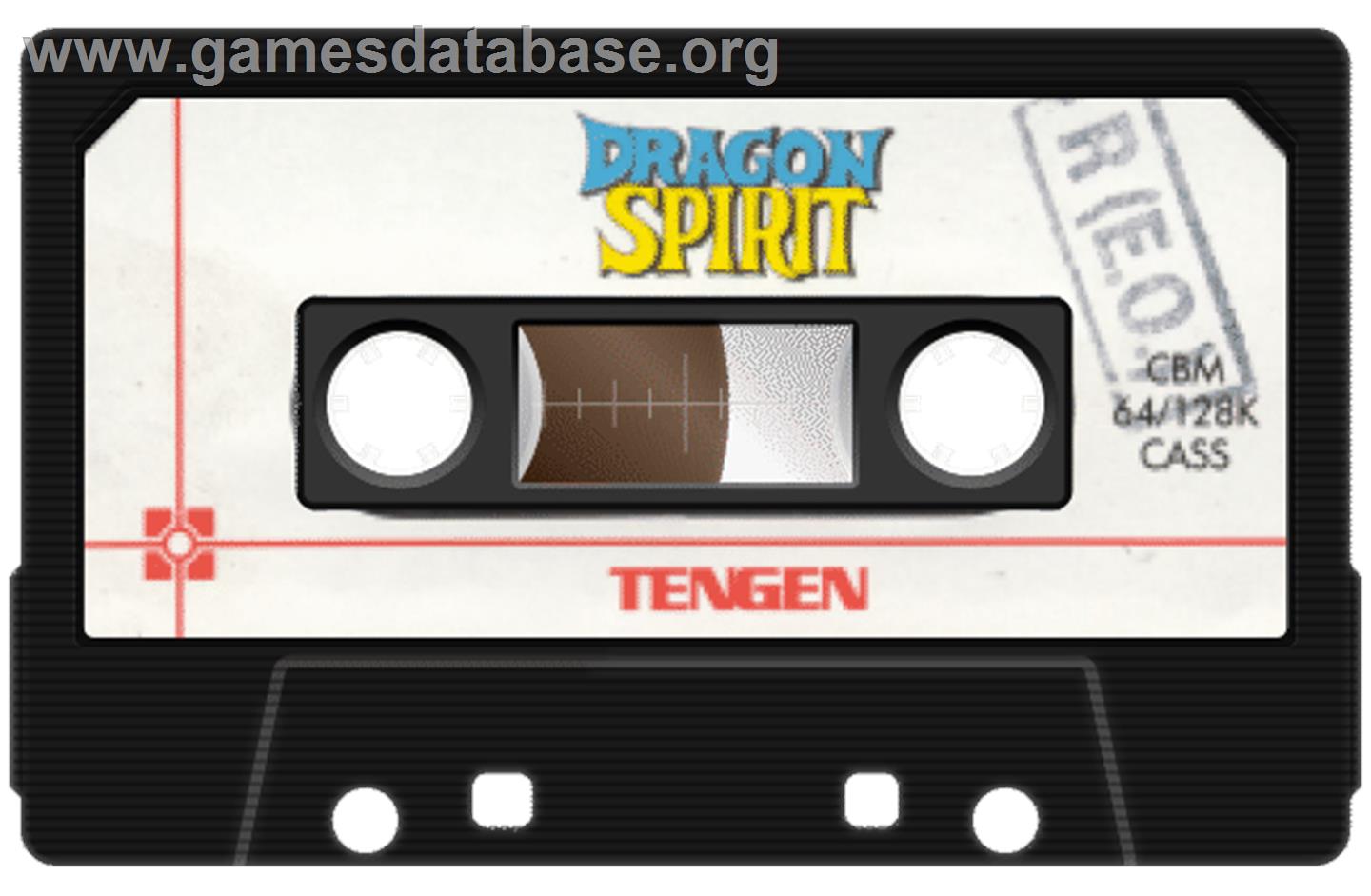 Dragon Spirit - Commodore 64 - Artwork - Cartridge