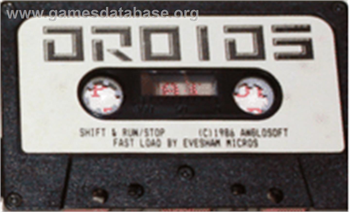Droids (Anglosoft) - Commodore 64 - Artwork - Cartridge
