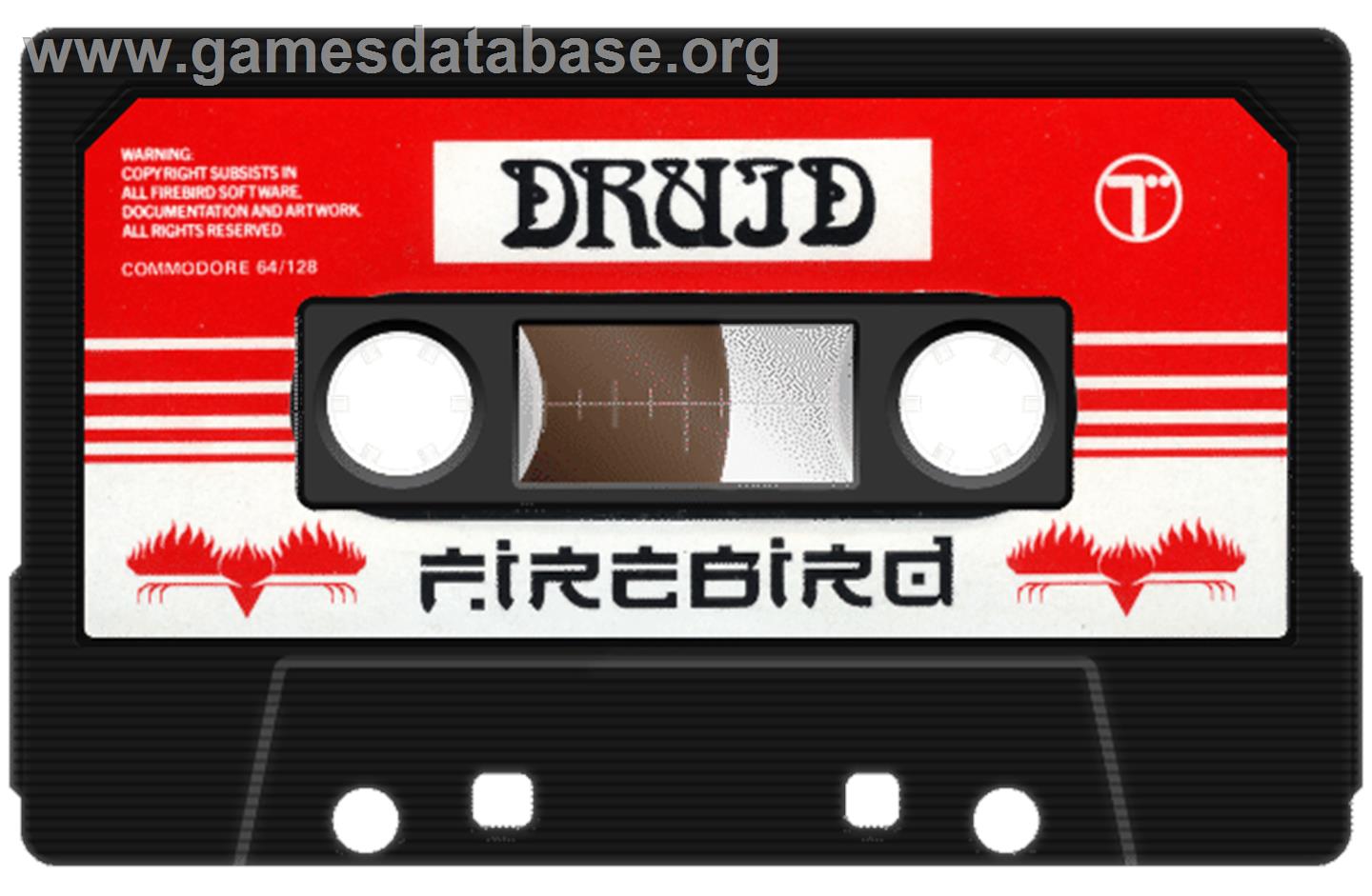 Druid - Commodore 64 - Artwork - Cartridge