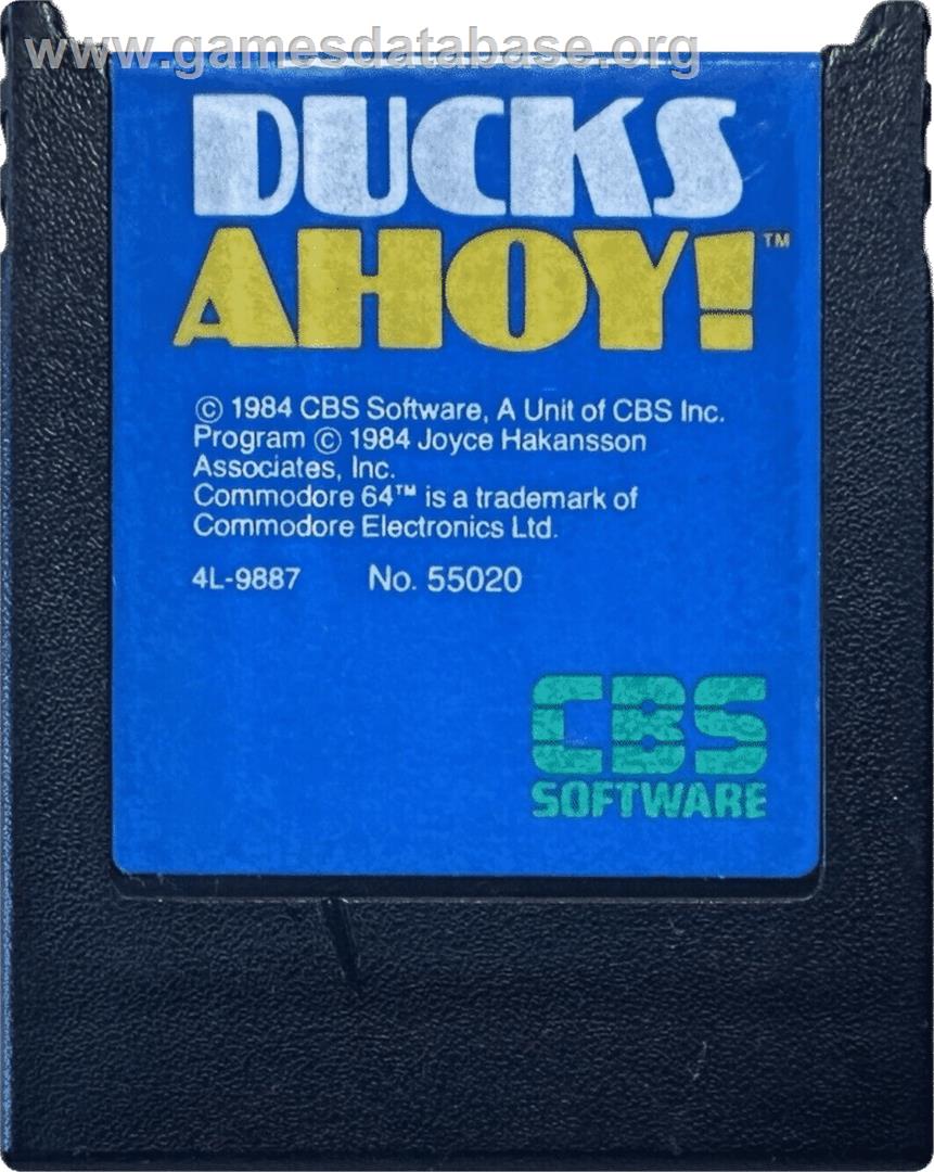 Ducks Ahoy! - Commodore 64 - Artwork - Cartridge