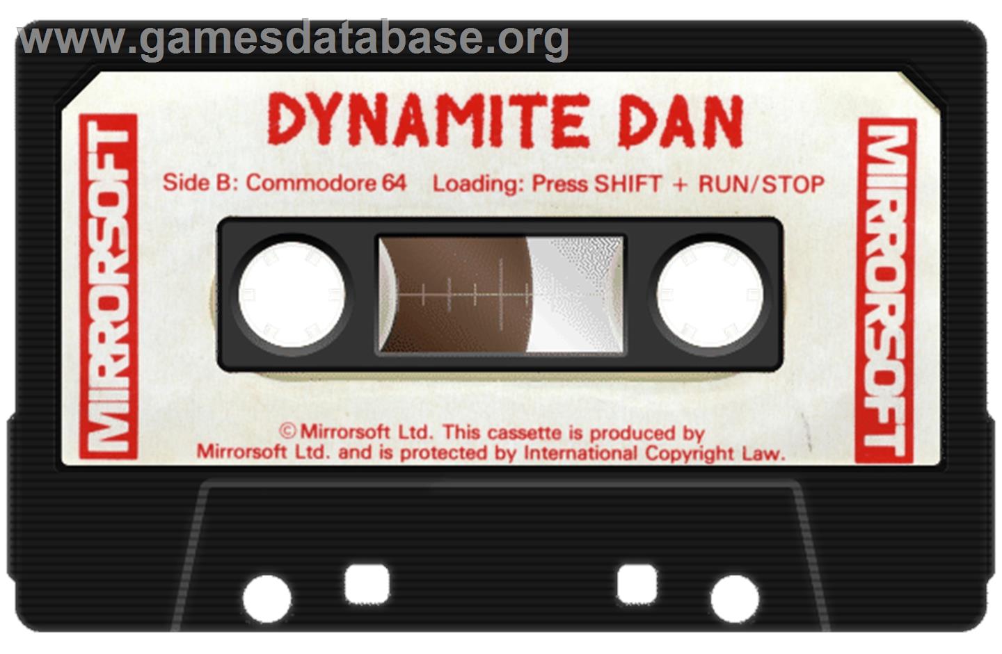 Dynamite Dan - Commodore 64 - Artwork - Cartridge