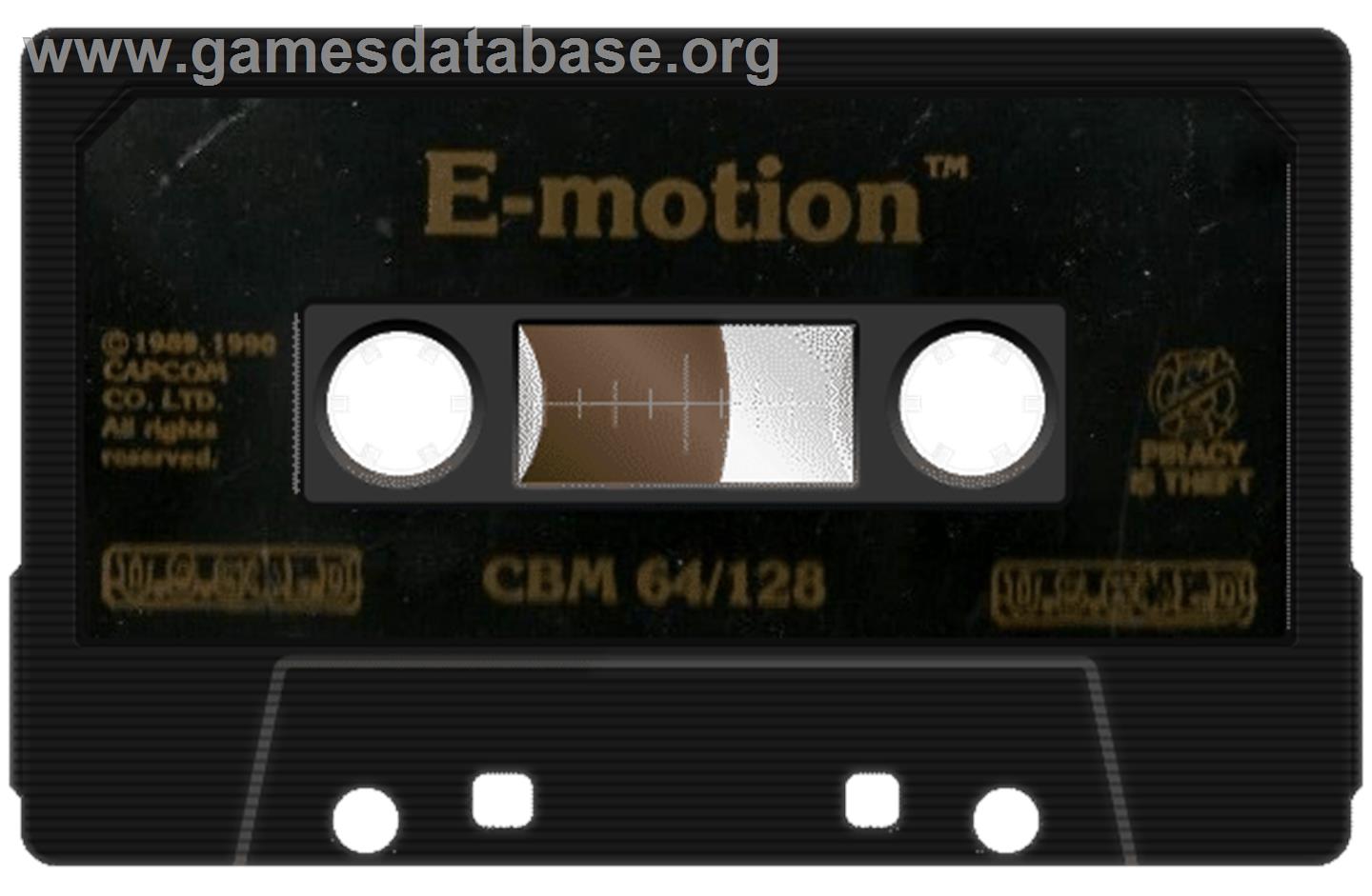 E-Motion - Commodore 64 - Artwork - Cartridge