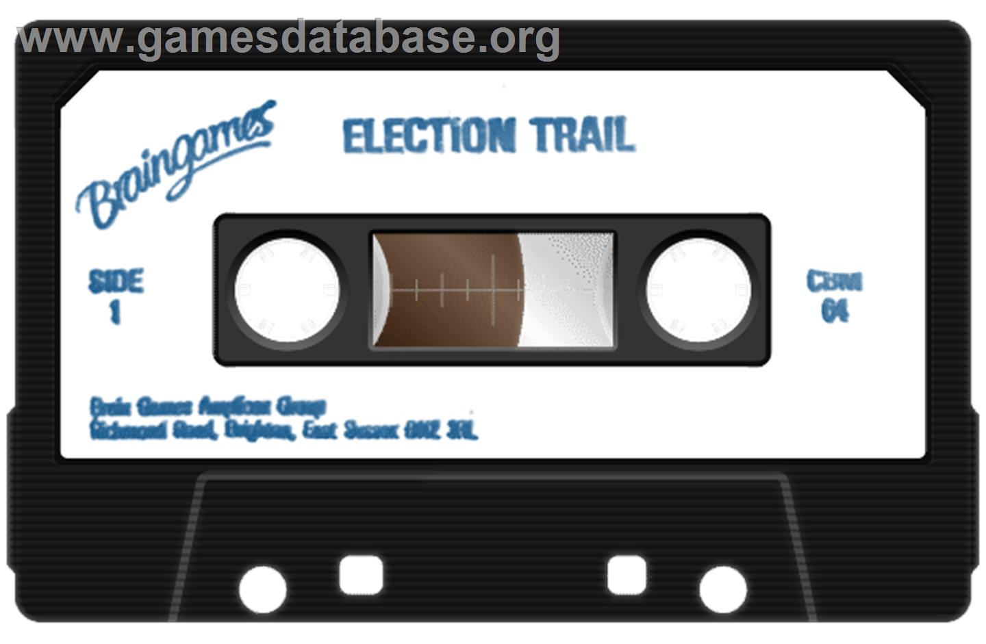 Election Trail - Commodore 64 - Artwork - Cartridge