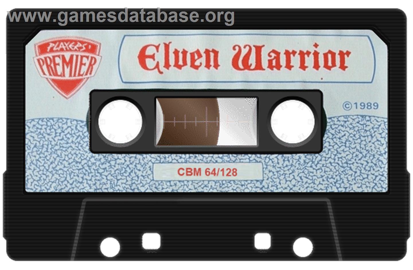 Elven Warrior - Commodore 64 - Artwork - Cartridge