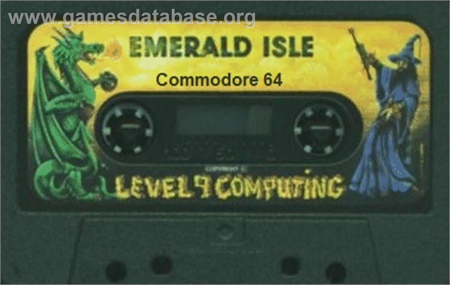 Emerald Isle - Commodore 64 - Artwork - Cartridge