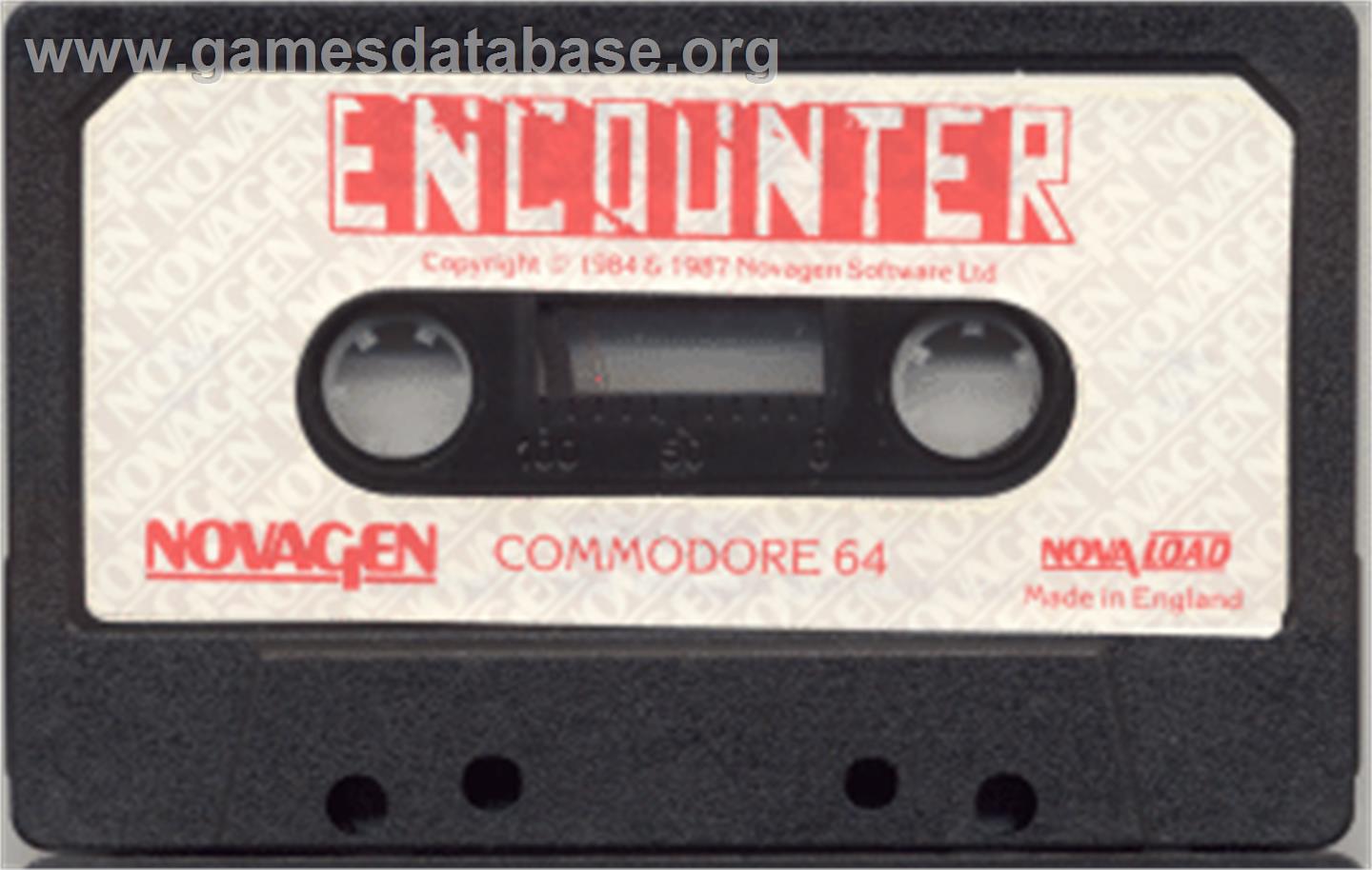 Encounter! - Commodore 64 - Artwork - Cartridge