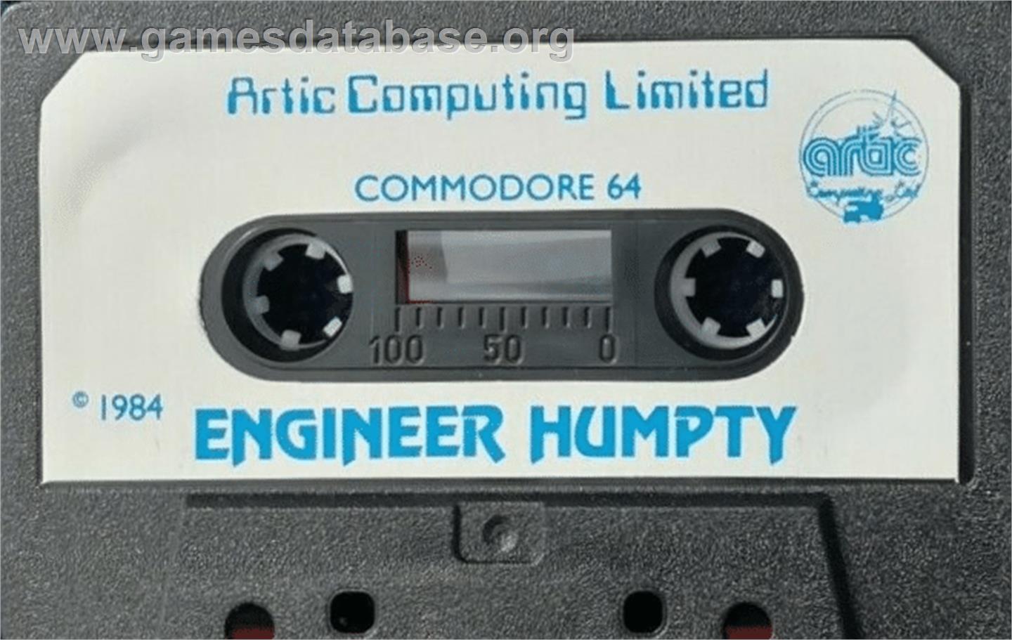 Engineer Humpty - Commodore 64 - Artwork - Cartridge