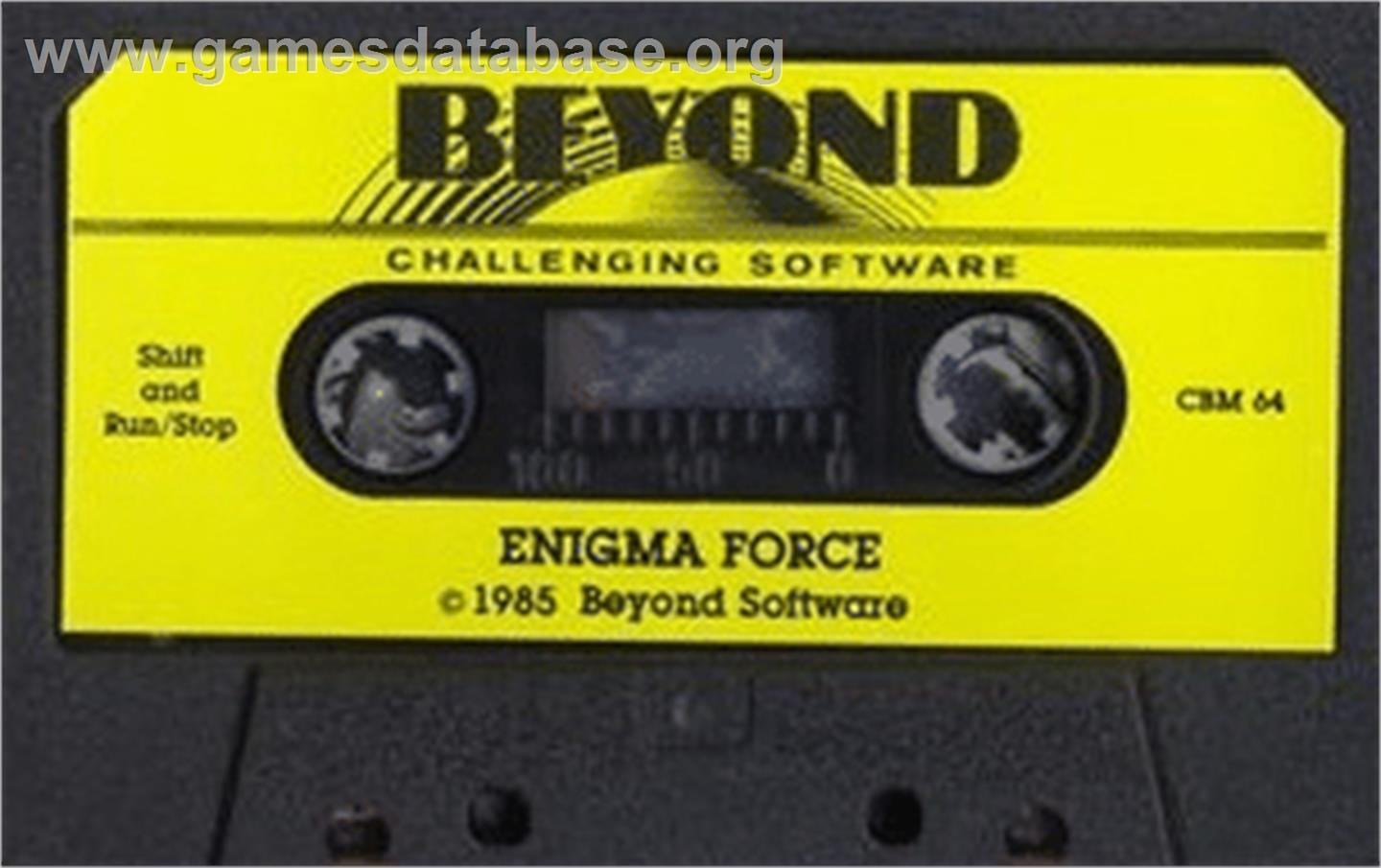 Enigma Force - Commodore 64 - Artwork - Cartridge