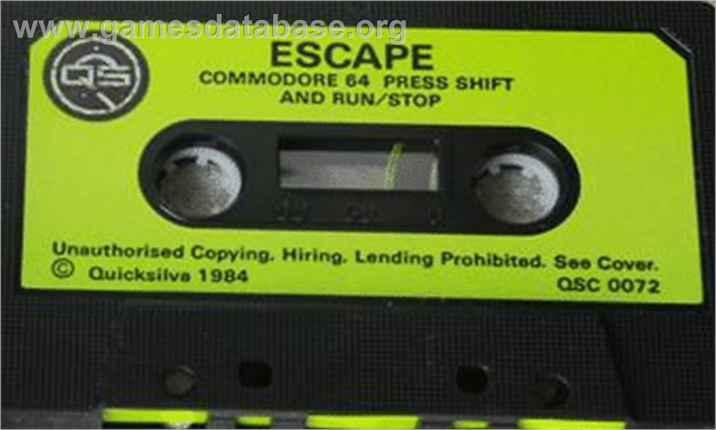 Escape - Commodore 64 - Artwork - Cartridge