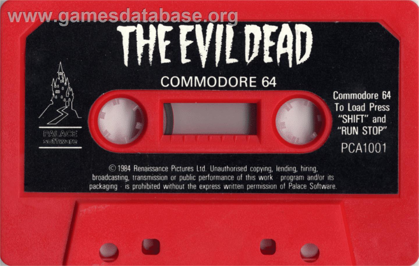Evil Dead, The - Commodore 64 - Artwork - Cartridge